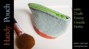 crochet - handy cotton pouch