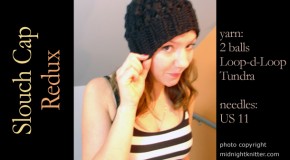 knit – Slouch Cap Redux