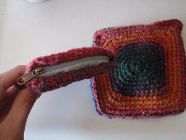 crochet coin purse