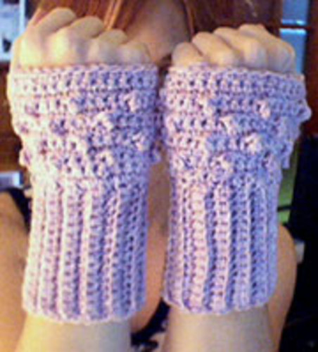 crochet wrist warmers free pattern