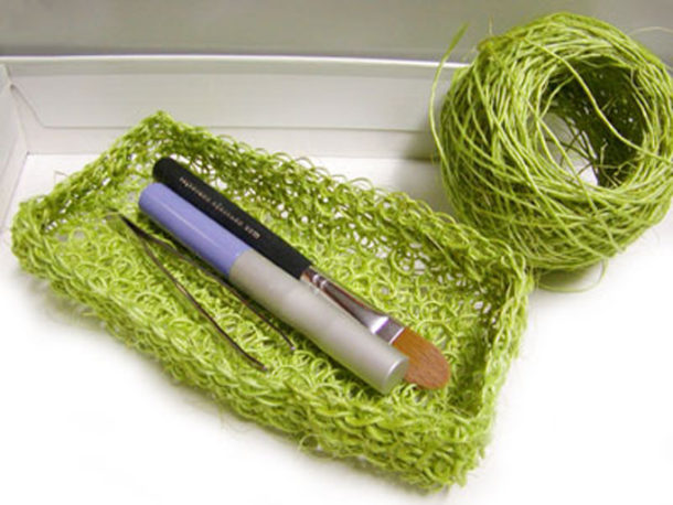crochet container